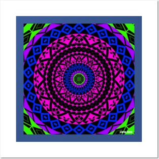 mandala circle of life ecopop Posters and Art